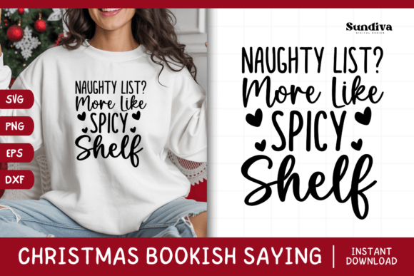 Christmas Bookish Quote SVG 11 for Crafts and Graphics
