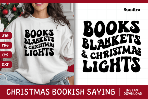 Christmas Bookish Quote SVG 26 for Crafts and Graphics
