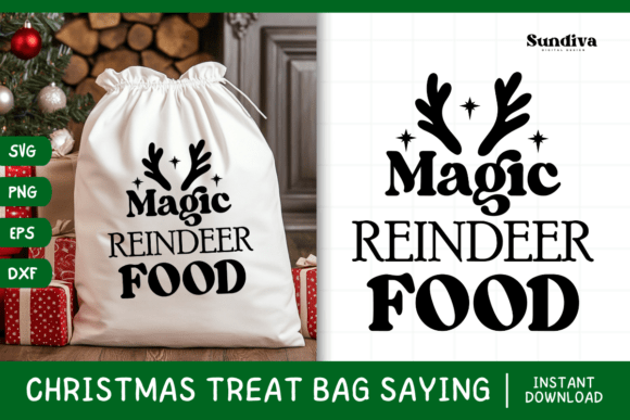 Christmas Treat Bag Quote SVG 15 for Festive Graphics