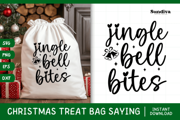 Christmas Treat Bag Quote SVG 17 for Festive Graphics