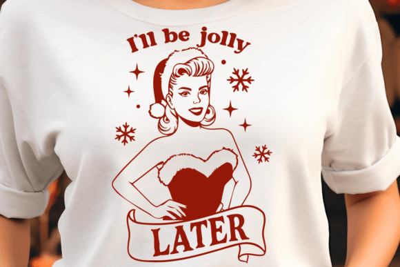 Jolly Snarky Christmas Quote SVG for Crafts and Graphics