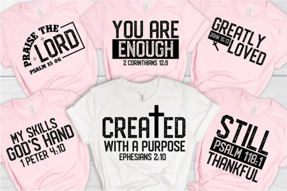 Minimal Christian Quote SVG Bundle for Crafts and Graphics