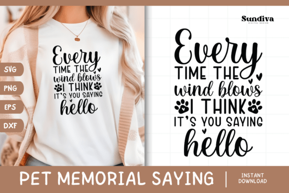 Pet Memorial Quote SVG 24 for Graphics and Crafts